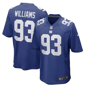 mens nike nick williams royal new york giants game player j